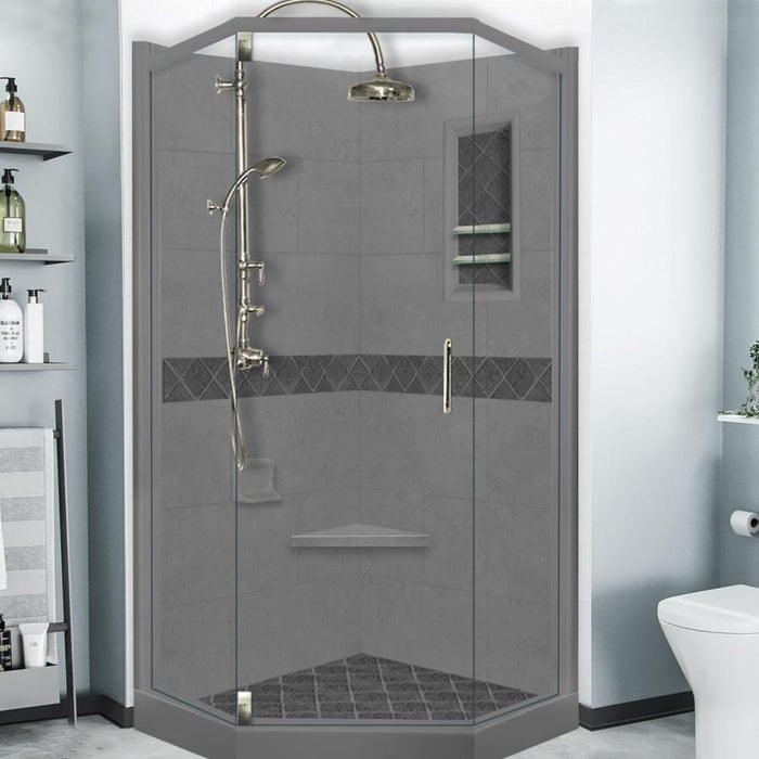 American Bath Factory Diamond Wet Cement Neo Shower Enclosure Kit
