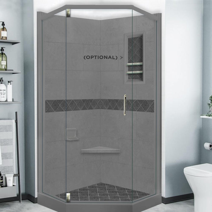 American Bath Factory Diamond Wet Cement Neo Shower Enclosure Kit