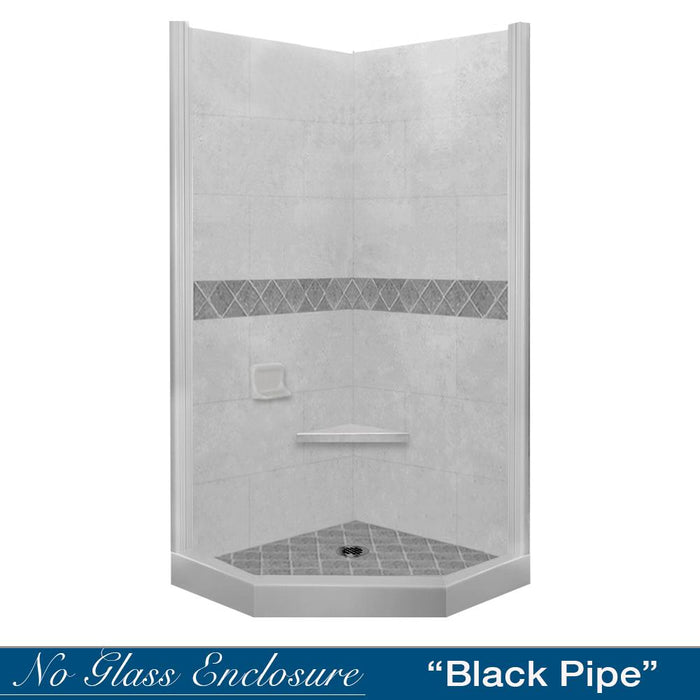 American Bath Factory Diamond Portland Cement Neo Shower Enclosure Kit