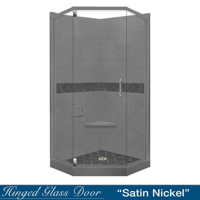 American Bath Factory Diamond Wet Cement Neo Shower Enclosure Kit