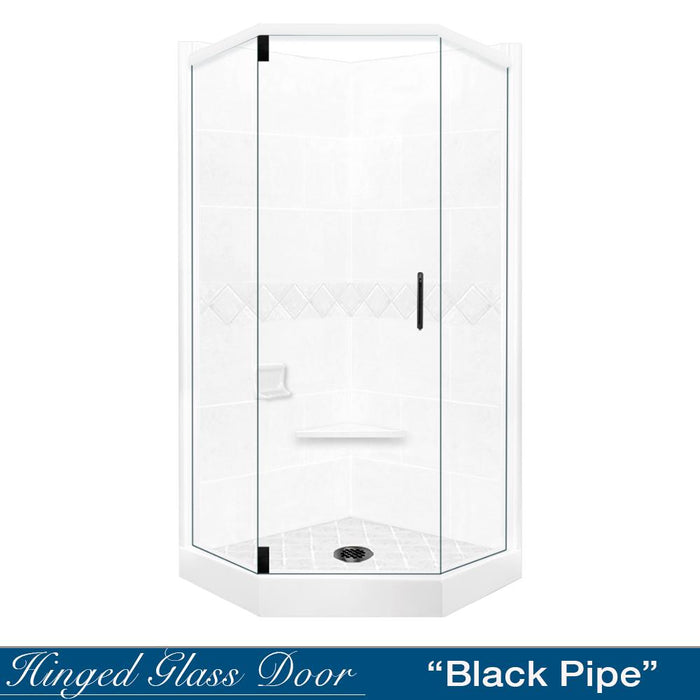 American Bath Factory Diamond Natural Buff Neo Shower Enclosure Kit