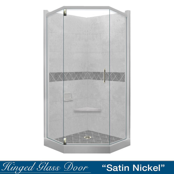 American Bath Factory Diamond Portland Cement Neo Shower Enclosure Kit