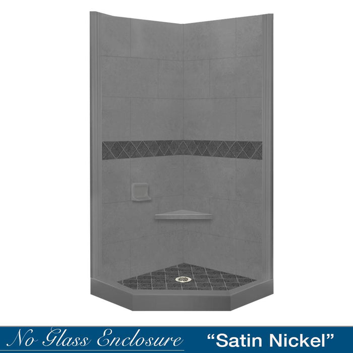 American Bath Factory Diamond Wet Cement Neo Shower Enclosure Kit