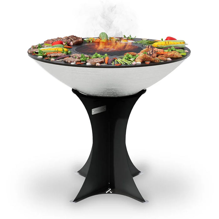 Arteflame AF40PLHEUBBL 40" Platinum Black High Euro Base Grill