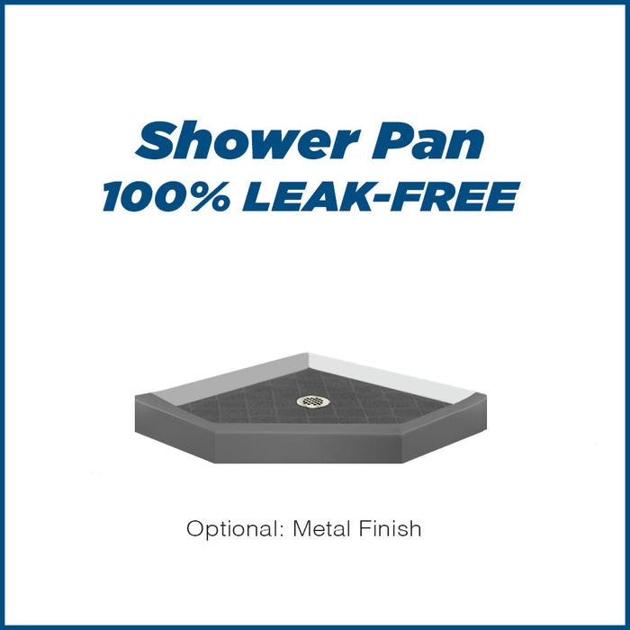 American Bath Factory Diamond Wet Cement Neo Shower Enclosure Kit