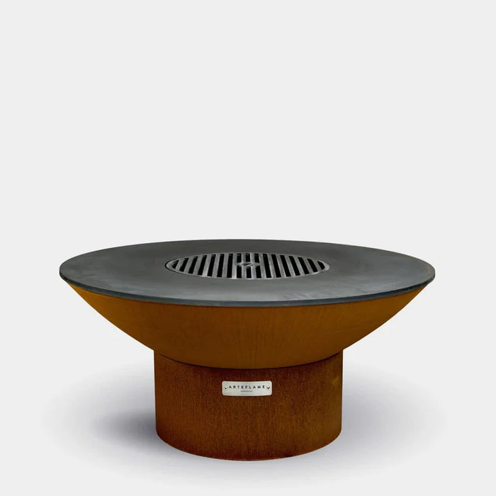 Arteflame C40LRB 40" Low Round Base Fire Pit With Cooktop