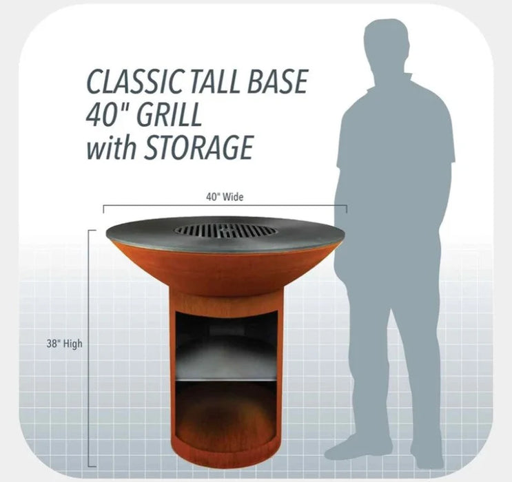 Arteflame AFCLHRBST XXL 40" Classic Storage Base Grill