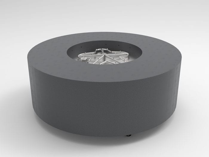 HPC Fire Agni Torpedo Burner Fire Pit Enclosure On/Off Electronic Ignition 24VAC TOR-AGNI48EI
