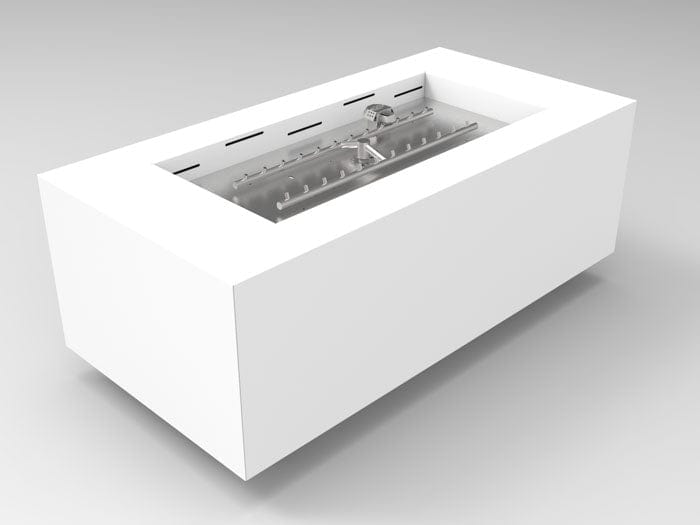 HPC Fire Tejas Rectangular Fire Pit Enclosure On/Off Electronic Ignition 120VAC TOR-TEJ48X24EI