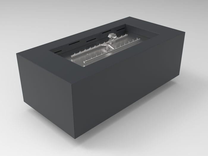 HPC Fire Tejas Series Fire Pit Enclosure TOR-TEJ48X24-FPPK-NG